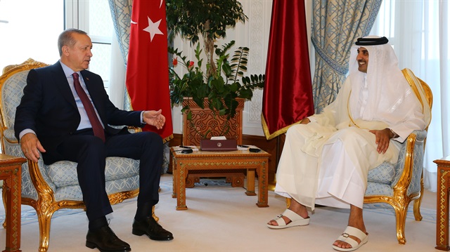 President of Turkey Recep Tayyip Erdoğan in Qatar  