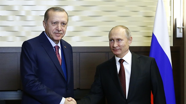 Cumhurbaşkanı Recep Tayyip Erdoğan, Rusya Devlet Başkanı Vladimir Putin