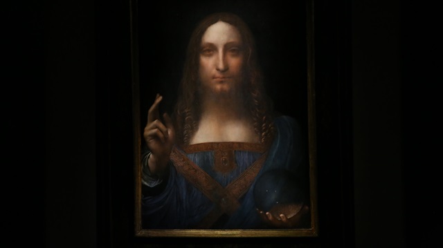 Leonardo Da Vinci'nin "Salvator Mundi" isimli eseri New York'ta satıldı.