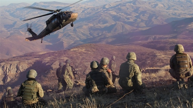 Güvenlik güçleri, terör örgütü PKK'ya yönelik operasyonlarını sürdürüyor. 
