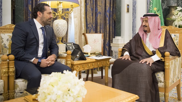 King of Saudi Arabia Salman receives Saad Hariri