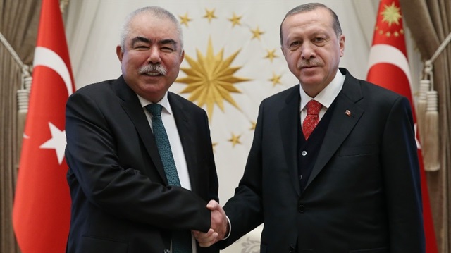 Cumhurbaşkanı Recep Tayyip Erdoğan ve Afganistan Devlet Başkan Yardımcısı Raşit Dostum