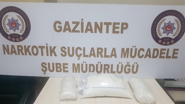 Gaziantep'te polis ekipleri uyuşturucu operasyonu düzenledi