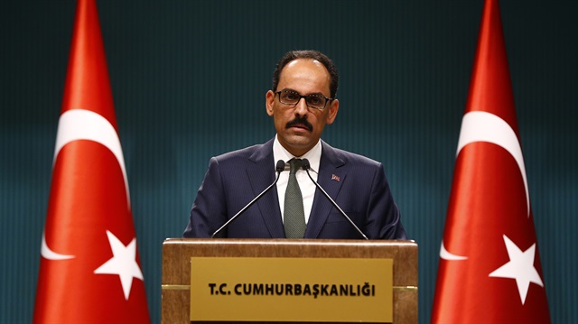 Turkish Presidential spokesman Ibrahim Kalın