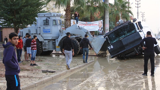 Mersin'de şiddetli yağış ve dolu etkili olmuştu. 