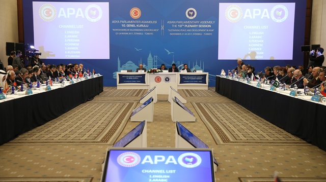 انطلاق أعمال الجمعية البرلمانية الآسيوية في اسطنبول