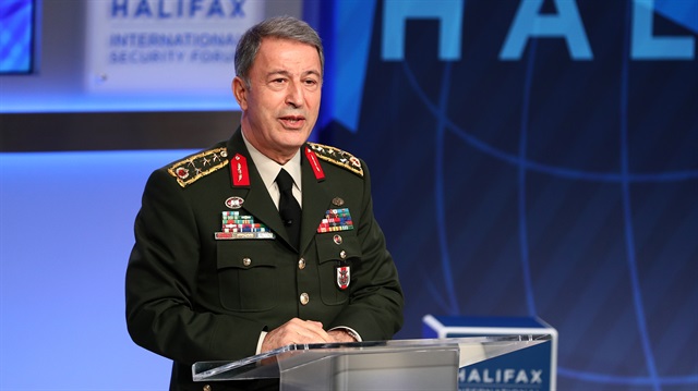 Genelkurmay Başkanı Hulusi Akar, 9. Halifax Uluslararası Güvenlik Forumu'na katılmıştı.