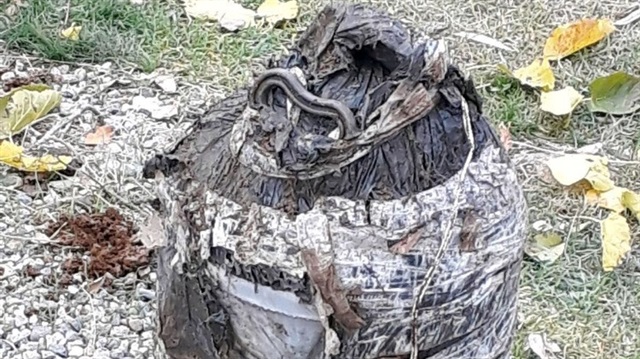 Tunceli'deki jandarma ekiplerinin elde ettiği bomba