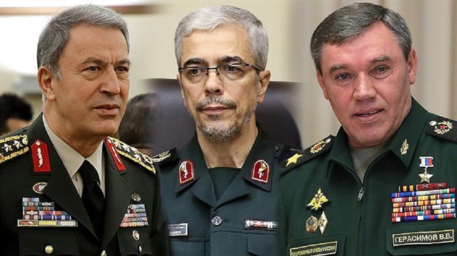 Turkish, Russian and Iranian army chiefs 