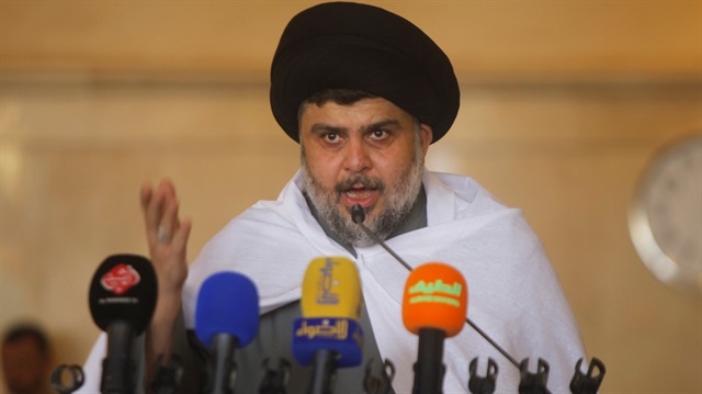 Mukteda es-Sadr, Irak'ta yayın yapan yerel bir televizyon kanalına demeç verdi.