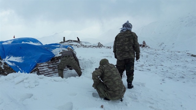 Kato Dağı'nda  19 Nisan'dan bu yana icra edilen Şehit Tümgeneral Aydoğan Aydın Operasyonu çetin kış şartlarına rağmen devam ediyor.