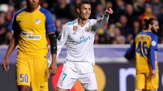 Cristiano Ronaldo, APOEL maçında kendi rekorunu geliştirdi.