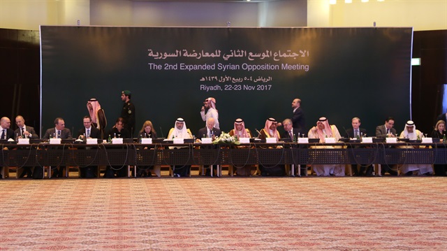 Meeting for the Syrian opposition in Riyadh