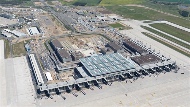 Berlin-Brandenburg Uluslararası Havalimanının inşaatı