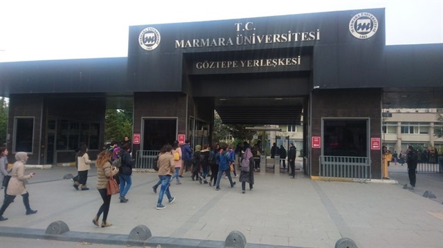 Marmara Üniversitesi'nden açıklama yapıldı. 