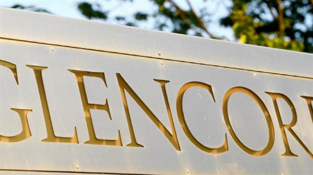 File Photo: The logo of commodities trader Glencore is pictured in front of the company's headquarters in Baar, Switzerland