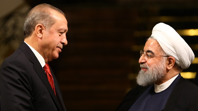 Cumhurbaşkanı Recep Tayyip Erdoğan ve İran Cumhurbaşkanı Hasan Ruhani