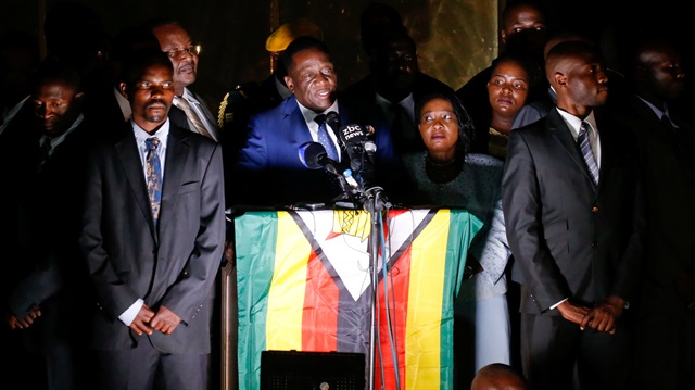 Zimbabwe's former vice president Emmerson Mnangagwa, who is due to be sworn in to replace Robert Mugabe as president