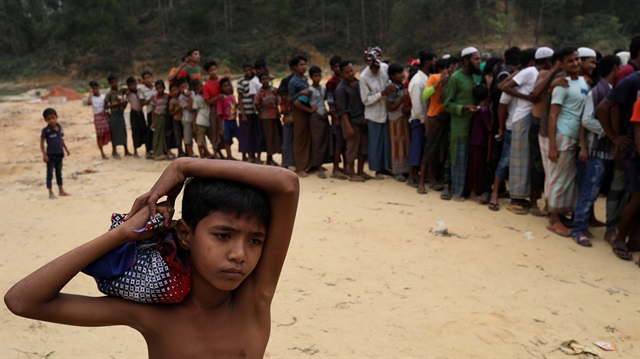Myanmar'da 25 Ağustos'ta başlayan şiddet olayları sebebiyle 600 binden fazla Arakanlı Müslüman, Bangladeş'e sığındı.