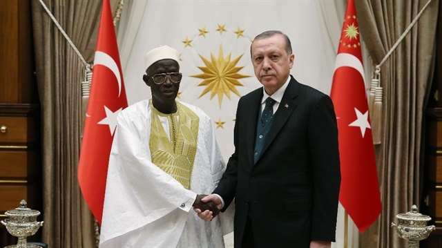Cumhurbaşkanı Erdoğan ve Gambiya Büyükelçisi Jammeh
