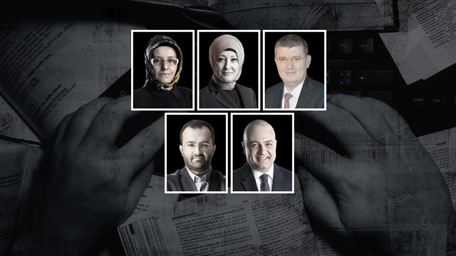 Fatma Barbarosoğlu, Özlem Albayrak, Mehmet Acet, Taha Kılınç ve Nedret Ersanel