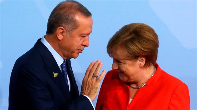 Arşiv: Cumhurbaşkanı Recep Tayyip Erdoğan, Almanya Başbakanı Angela Merkel