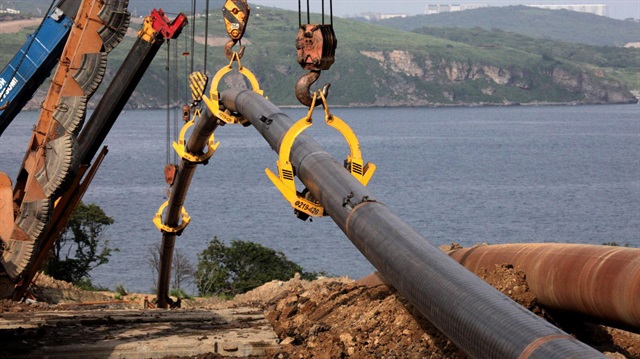 TürkAkım doğalgaz boru hattı projesinde yüzde 30 tamamlandı.