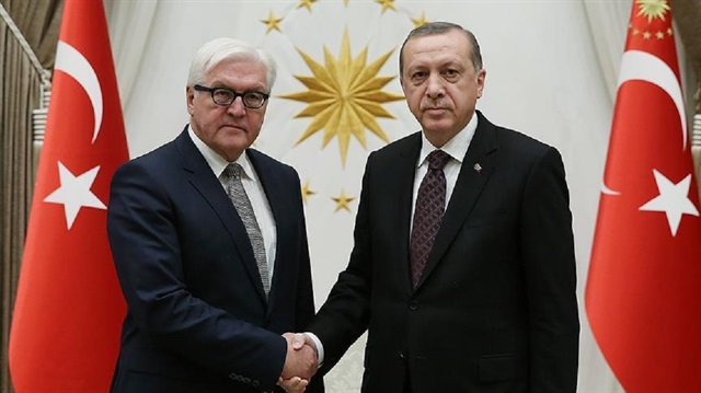 President Recep Tayyip Erdoğan and German President Frank-Walter Steinmeier