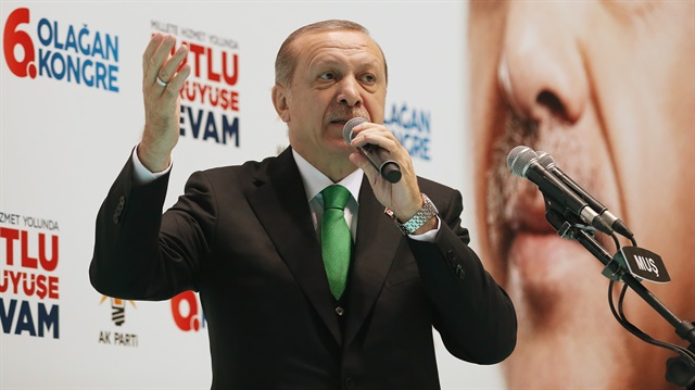 Cumhurbaşkanı Recep Tayyip Erdoğan.