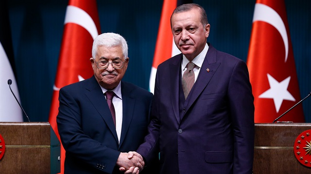 ​Cumhurbaşkanı Erdoğan ile Filistin Devlet Başkanı Abbas