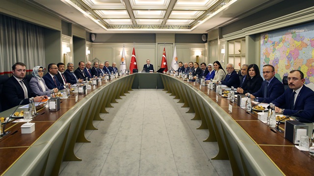AK Parti Merkez Yürütme Kurulu toplantısı, Erdoğan başkanlığında toplandı