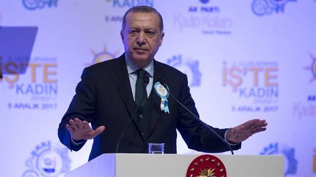 Cumhurbaşkanı Recep Tayyip Erdoğan konuştu.