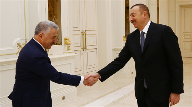 Azerbaijani President Ilham Aliyev met Turkish Transport, Maritime Affairs and Communications Minister Ahmet Arslan