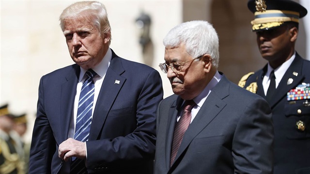 ABD Başkanı Trump, Filistin Devlet Başkanı Abbas'ı telefonla aradı.