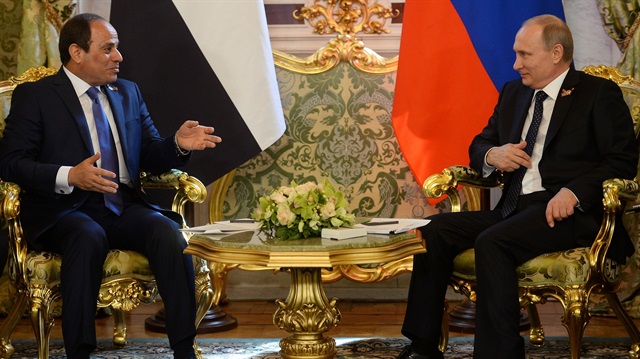 Rusya Devlet Başkanı Vladimir Putin - Mısır Devlet Başkanı Abdülfettah el Sisi