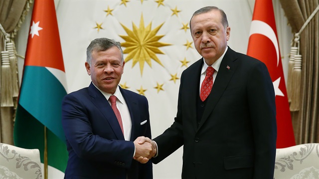 Cumhurbaşkanı Recep Tayyip Erdoğan, Ürdün Kralı II. Abdullah