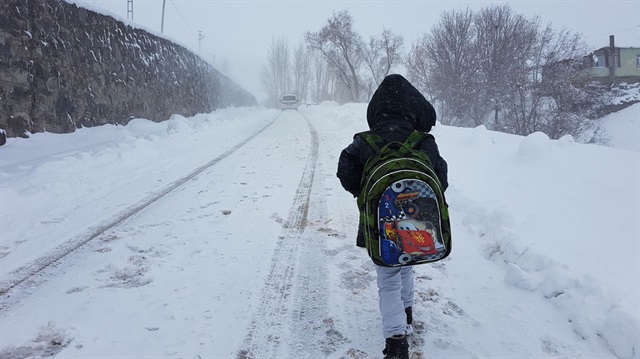 Karlıova'da okullar bir gün süreyle tatil edildi
