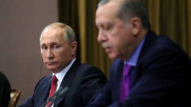 Turkish President Recep Tayyip Erdoğan and his Russian counterpart Vladimir Putin