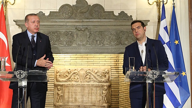 Cumhurbaşkanı Erdoğan ve Başbakan Çipras ortak açıklamada konuştu.