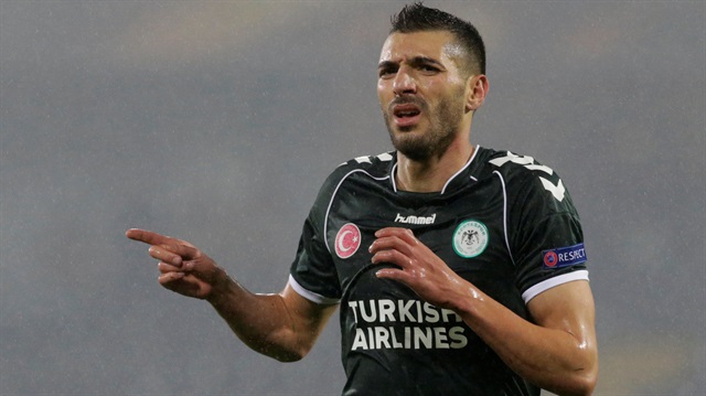 Mehdi Bourabia'nın gol sevinci.