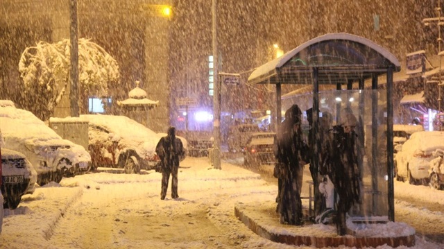 Artvin'de etkili olan yoğun kar yağışlarının ardından okullar tatil edildi. 