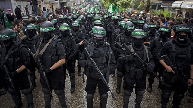 Hamas'ın silahlı kanadı İzzeddin el-Kassam Tugayları 