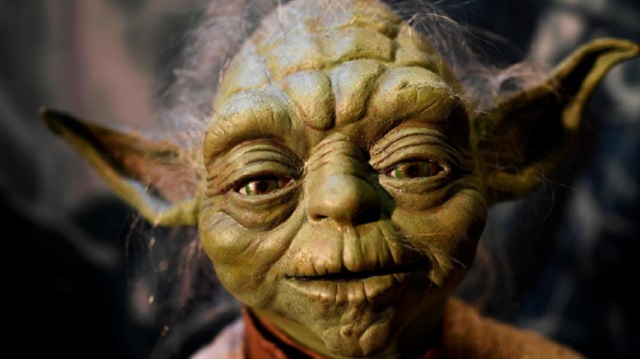 File Photo: The Yoda puppet used in the original movies, is seen at the Star Wars Identities exhibition at the 02 in London, Britain