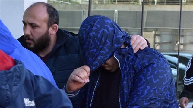 Samsun'da tutuklanan şahıslar