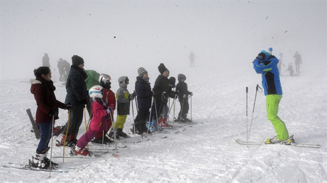 Zigana'da kayak sezonu başladı