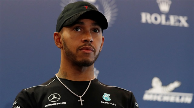 Mercedes' Formula One driver Lewis Hamilton attends the FIA Champions news conference for FIA Prize Giving 2017 in Paris