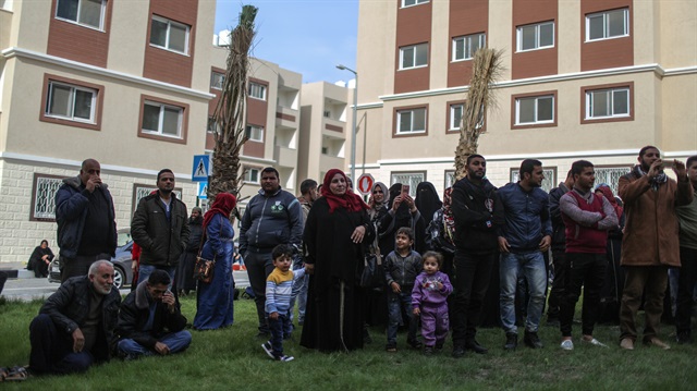 ​​TİKA tarafından Gazze'de yaptırılan 320 konut, Filistinlilere teslim edildi. ​