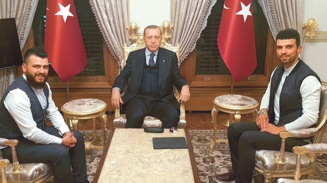 Cumhurbaşkanı Erdoğan, ​Milli motosikletçimiz Kenan Sofuoğlu'nu kabul etmişti.