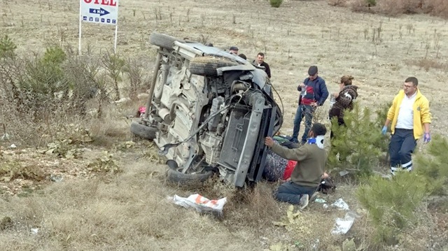 Uşak'ta meydana gelen trafik kazasında 6 kişi yaralandı. 