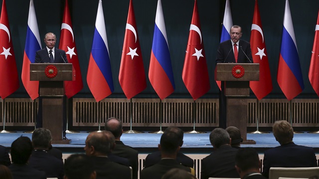Cumhurbaşkanı Erdoğan ile Rusya Devlet Başkanı Putin ile ortak basın toplantısı düzenledi.